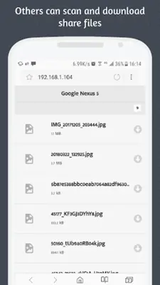 File Send android App screenshot 3